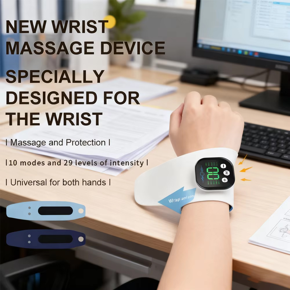 Wrist Wraps - EMS 전기 손목 마사지기 10가지 모드