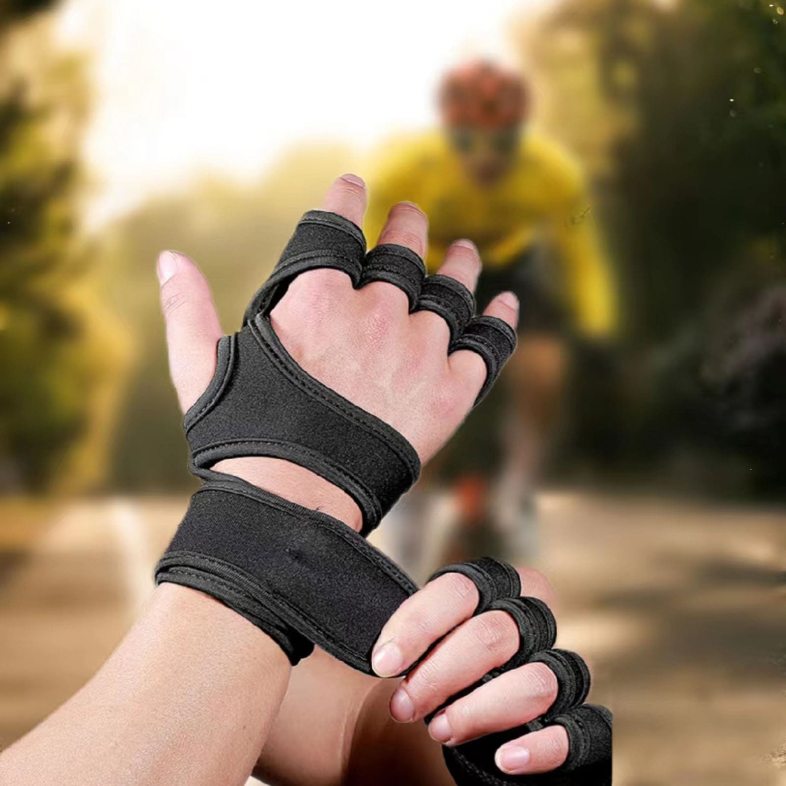 Weightlifting Gloves - 1 쌍 스포츠 크로스 트레이닝 사이클링