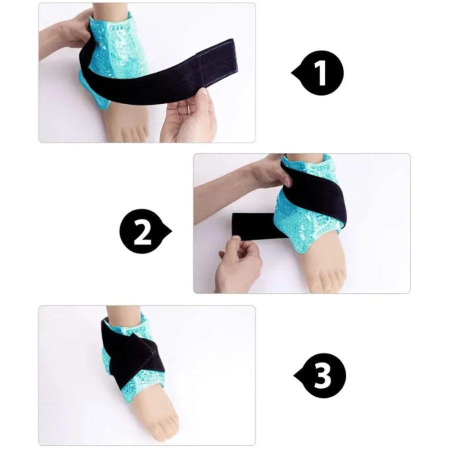 Wrist Wraps - 양면 플러시 PVC 젤 소재의 온열/냉찜질