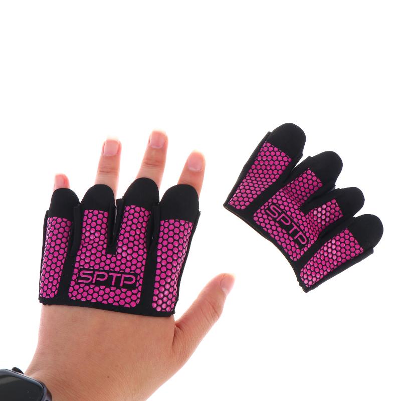 1 쌍 체육관 피트니스 반 손가락 장갑 남성 여성 운동 - Weightlifting Gloves 리뷰 및 가격